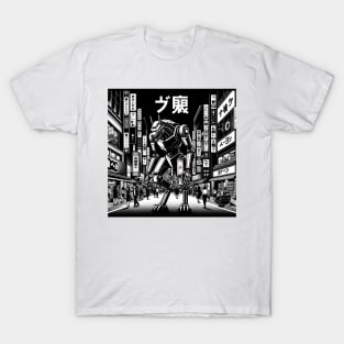 Neon Tokyo Night Walker Tee T-Shirt